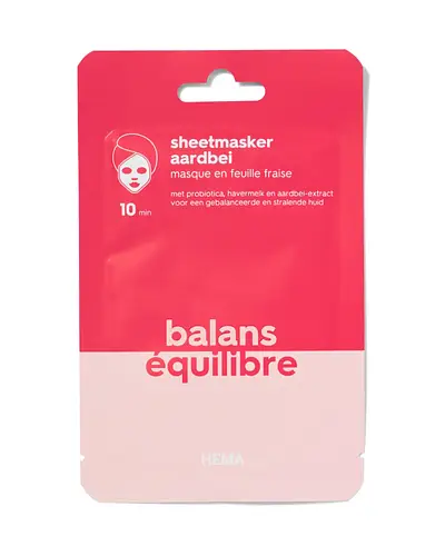 HEMA Sheet Mask Strawberry