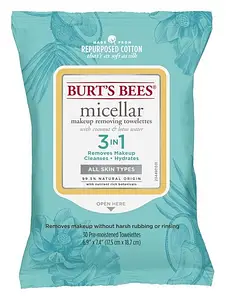 Burt's Bees Micellar Makeup Removing Towelettes Coconut & Lotus Water