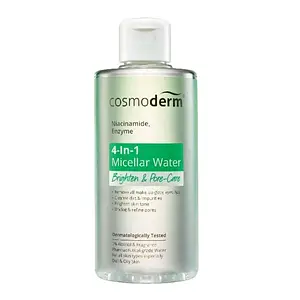 Cosmoderm 4-In-1 Micellar Water Brighten & Pore-Care