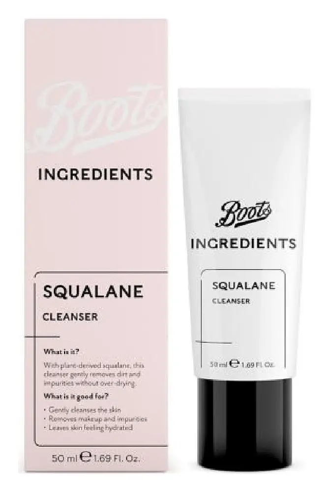 Boots Ingredients Squalane Cleanser