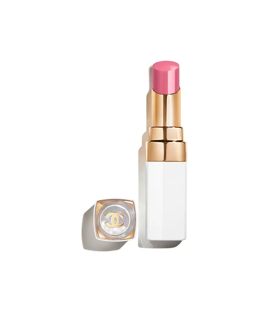 Chanel Rouge Coco Baume Shine Hydrating Beautifying Tinted Lip Balm 758 Blushing Pink