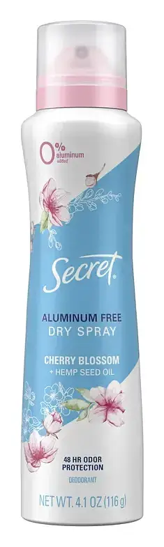 Secret Aluminum Free Dry Spray Cherry Blossom