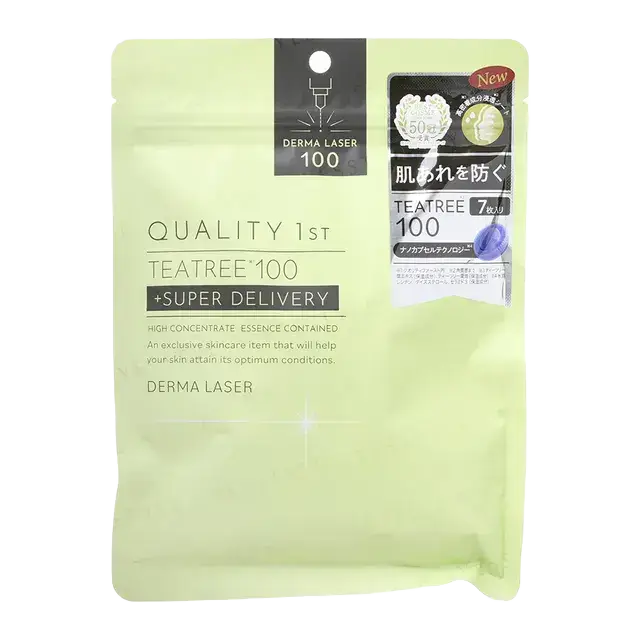 Quality First Derma Laser +Super Delivery Mask Teatree 100