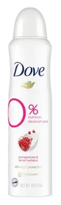 Dove 0% Aluminum Deodorant Pomegranate & Lemon Verbena
