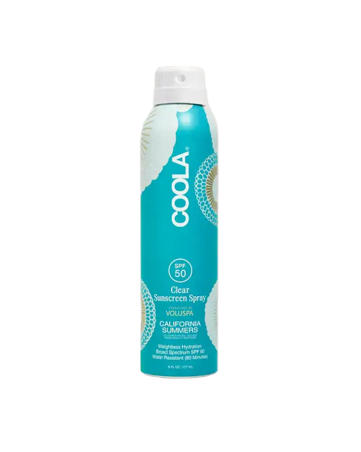 COOLA Clear Sunscreen Spray SPF 50 Voluspa’s California Summers