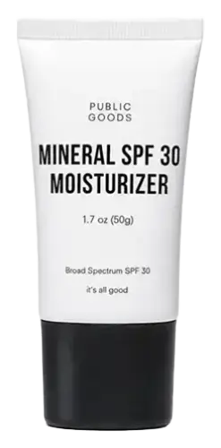 Public Goods Mineral SPF 30 Moisturizer