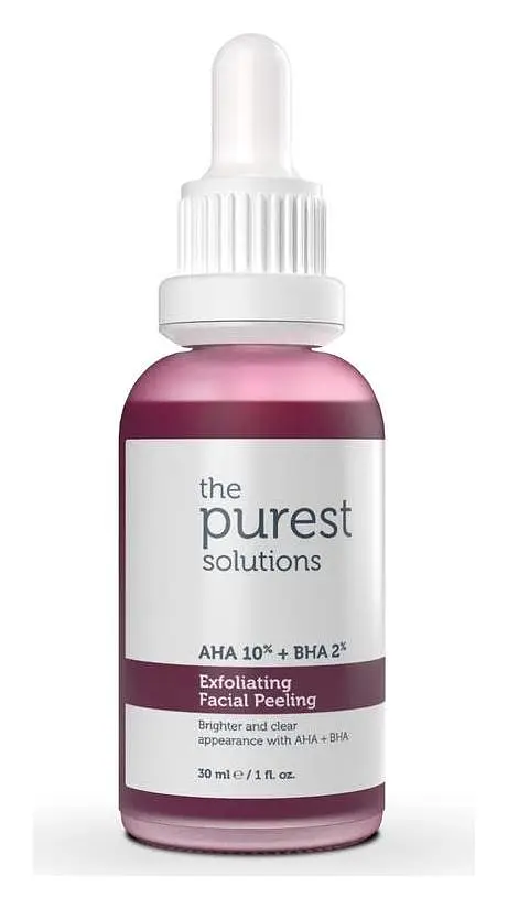 The Purest Solutions Exfoliating Facial Peeling AHA 10% + BHA 2%
