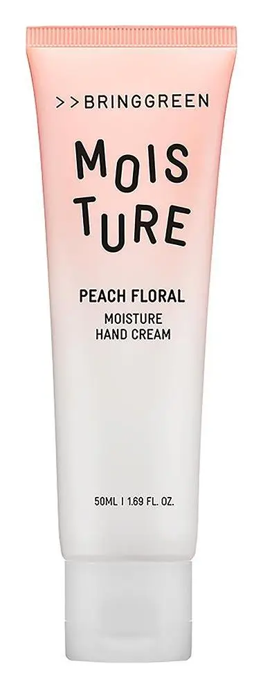 Bring Green Peach Floral Moisture Hand Cream