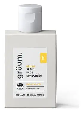 grüum SPF50 Face Sunscreen