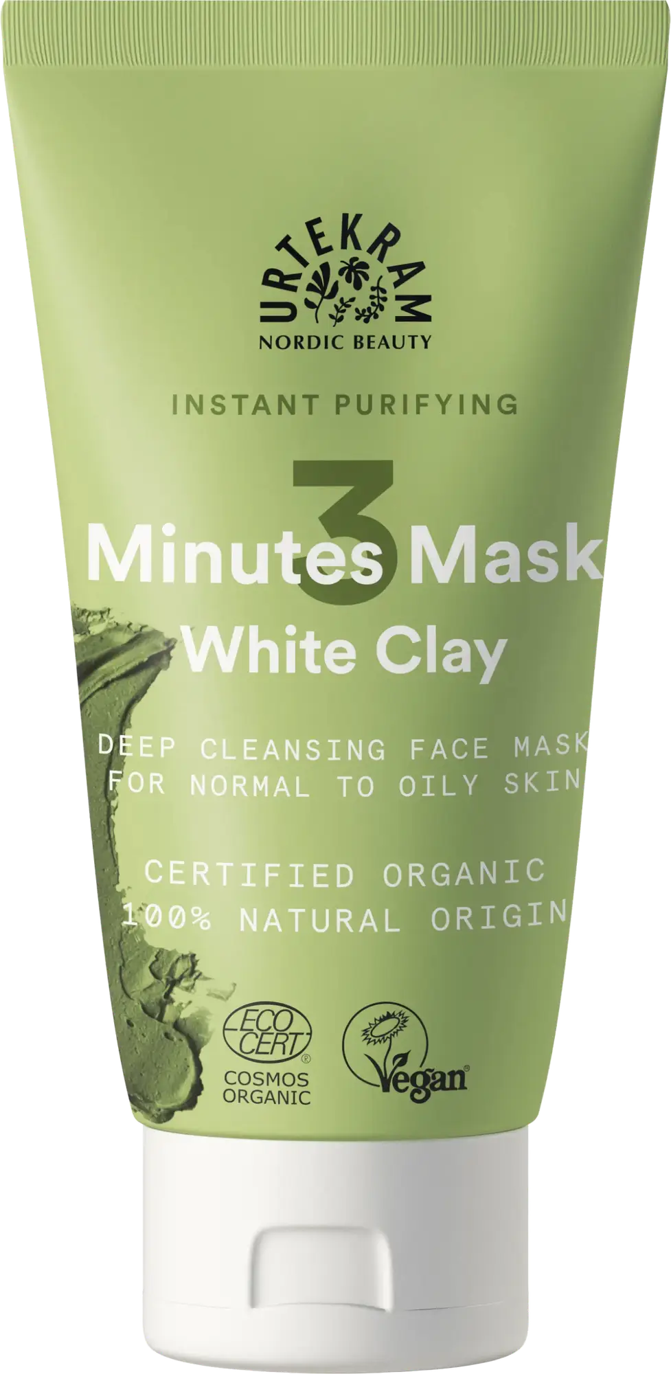 Urtekram Instant Purifying 3 Minutes Mask White Clay