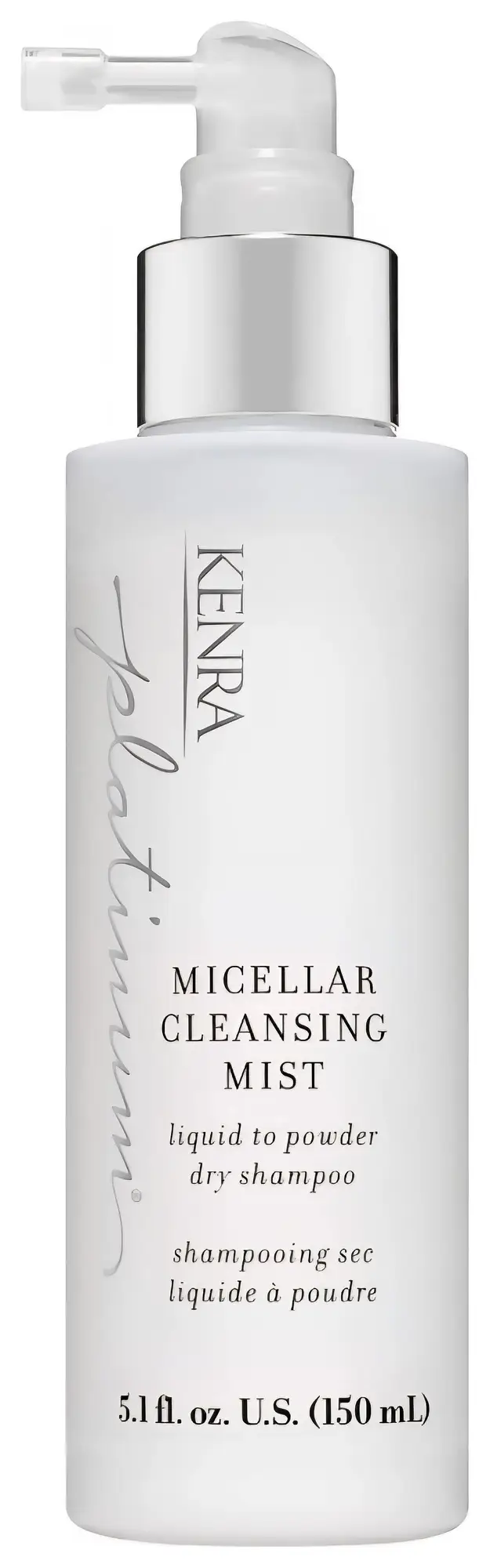 Kenra Platinum Micellar Cleansing Mist Liquid To Powder Dry Shampoo