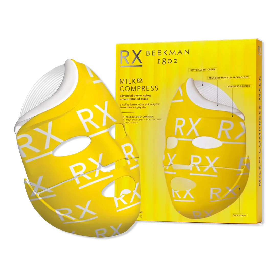 Beekman 1802 Milk RX Compress Advanced Better Aging Cream-Infused Mask