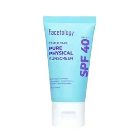 Facetology Triple Care Pure Physical Sunscreen SPF 40