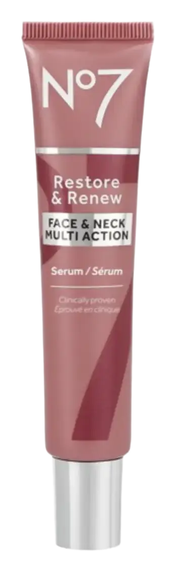 No7 Restore & Renew Multi Action Face & Neck Serum