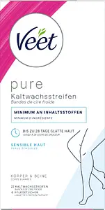 Veet Pure Kaltwachsstreifen Körper & Beine Sensitiv Europe
