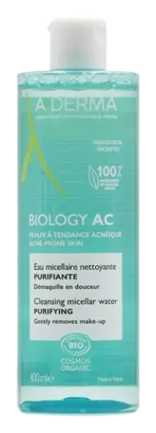 A-derma Biology AC Organic Micellar Purifying Cleansing Water