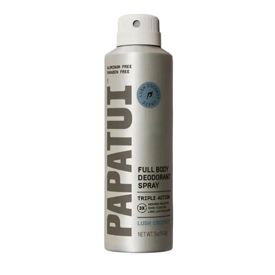 Papatui Men's Aluminum Free Full Body Deodorant Spray Lush Coconut