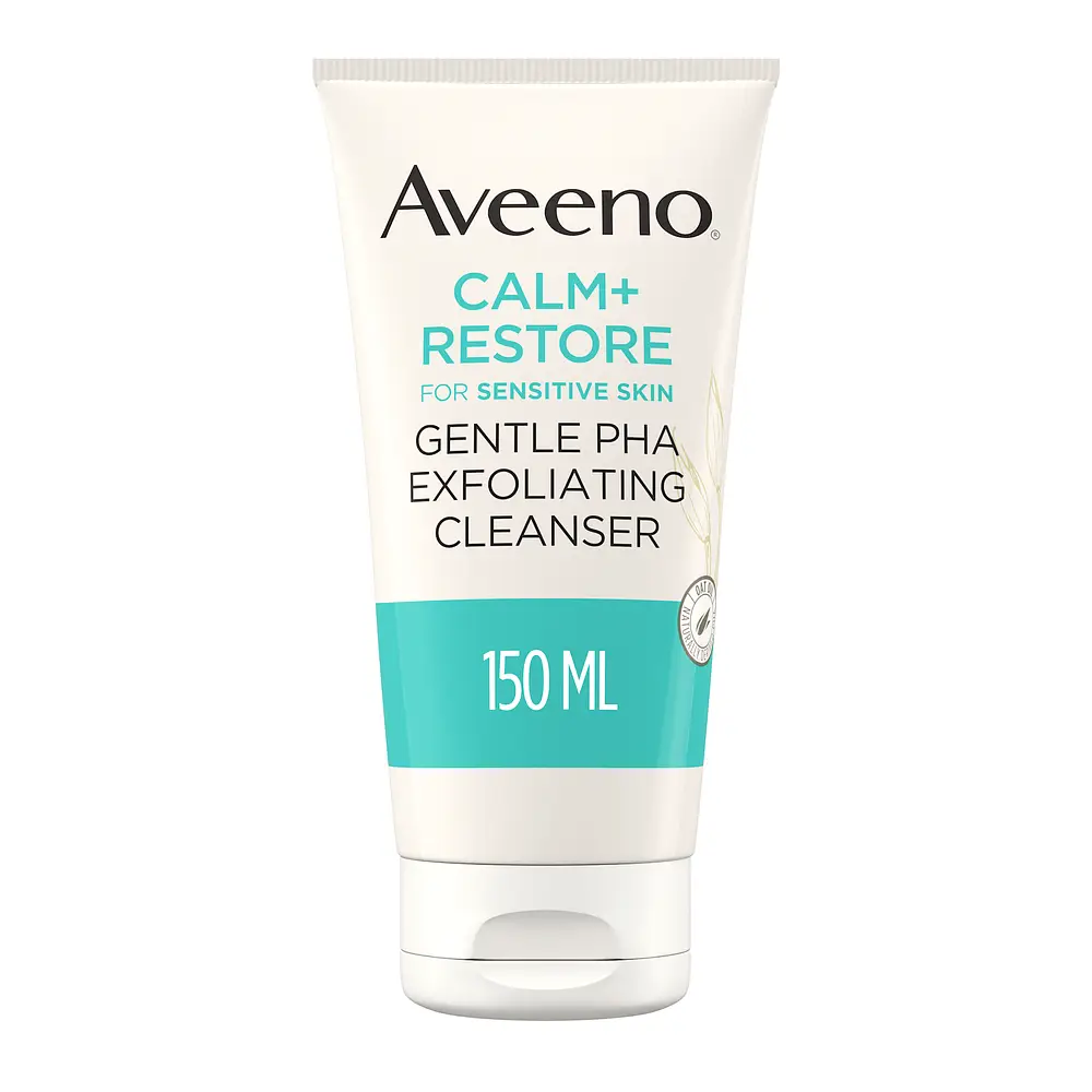 Aveeno Calm + Restore Gentle PHA Exfoliating Cleanser