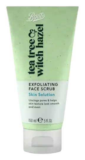 Boots Tea Tree & Witch Hazel Exfoliating Face Scrub