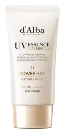 D'Alba UV Essence Waterfull+ Cover Up Sun Cream SPF 50+ 21