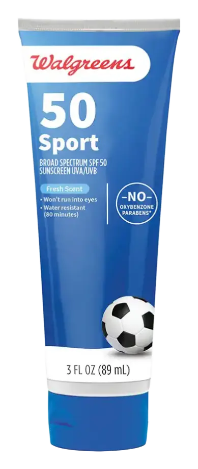 Walgreens Sunscreen Sport 50 Lotion