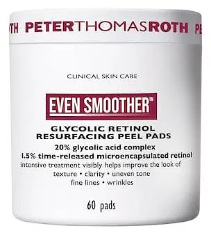 Peter Thomas Roth Even Smoother Glycolic Retinol Resurfacing Peel Pads