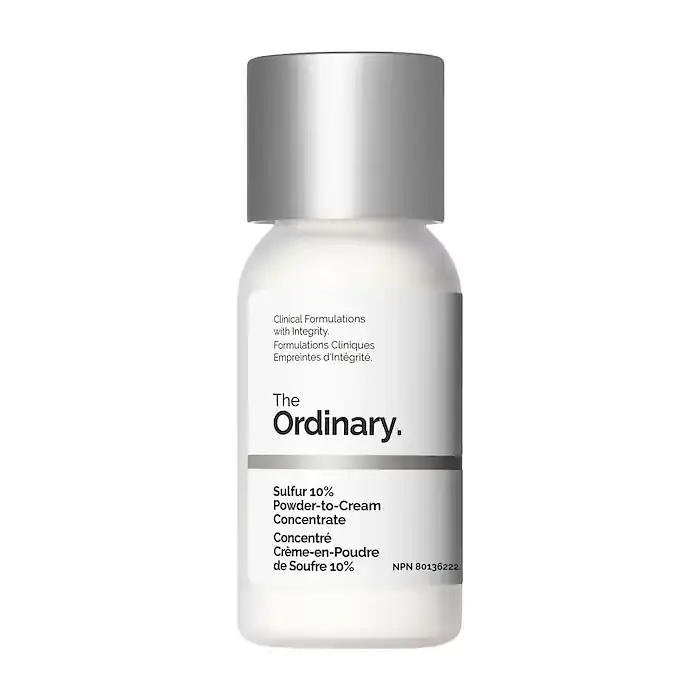 The Ordinary Sulfur 10% Powder-to-Cream Concentrate Acne Spot Treatment