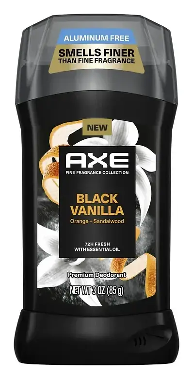 Axe Men’s Deodorant Stick Black Vanilla Orange + Sandalwood