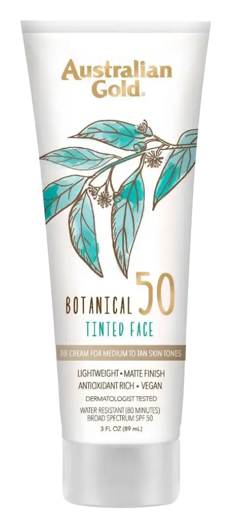 Australian Gold Botanical SPF 50 Tinted Face Medium to Tan