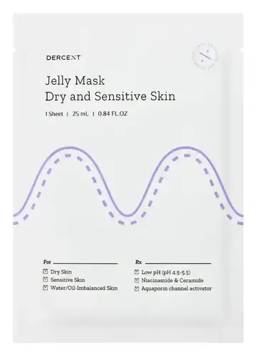 Dercent Jelly Mask Dry And Sensitive Skin