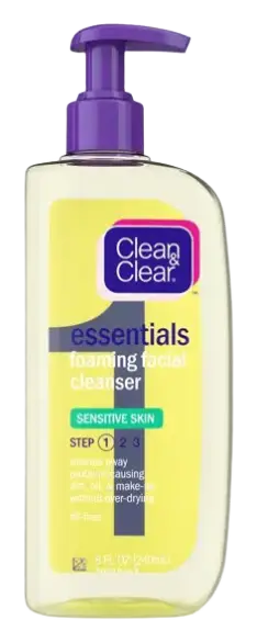 Clean & Clear Essentials Foaming Face Wash for Sensitive Skin