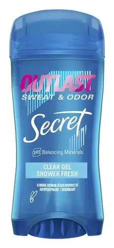 Secret Outlast Clear Gel Antiperspirant Deodorant Shower Fresh