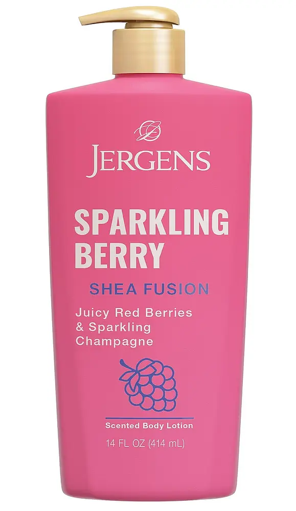 Jergens Skincare Shea Fusion Scented Body Lotion Sparkling Berry
