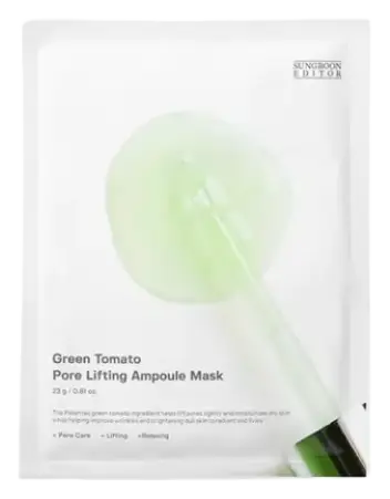 Sungboon Editor Green Tomato Pore Lifting Ampoule Mask