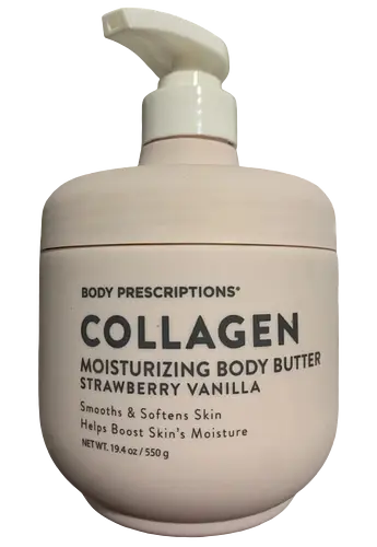 Body Prescriptions Collagen Moisturizing Body Butter Strawberry Vanilla