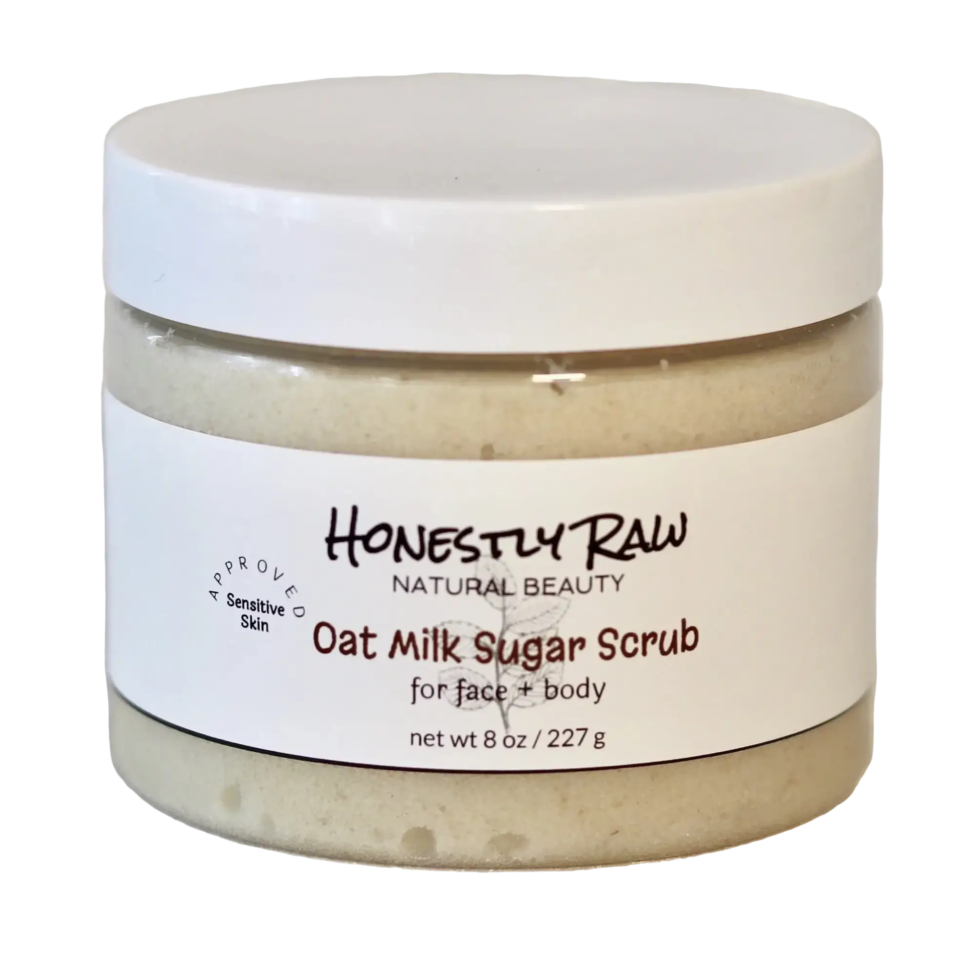 Honestly Raw Beauty Oat Milk Sugar Scrub
