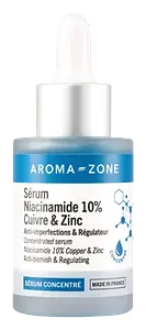 Aroma-Zone Sérum Visage Concentré Niacinamide 10%, Cuivre & Zinc
