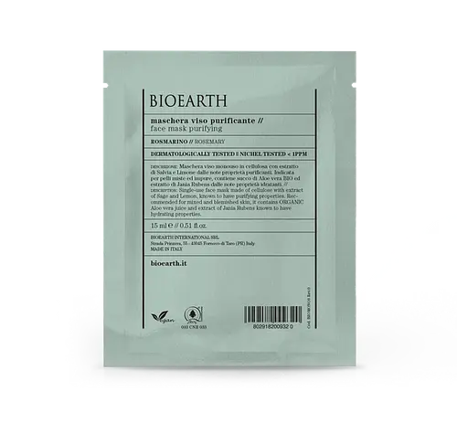 Bioearth Maschera Viso Purificante