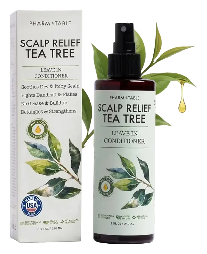 Pharm To Table Scalp Relief Tea Tree Leave-In Conditioner