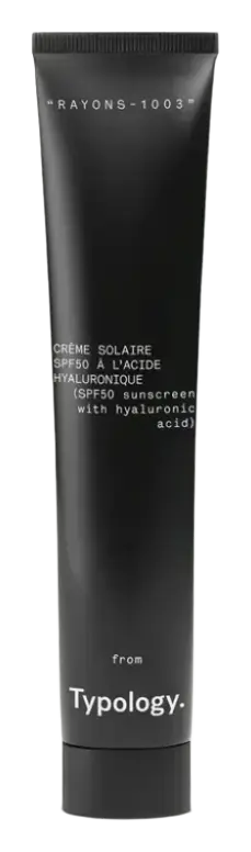 Typology SPF50 Sunscreen With Hyaluronic Acid