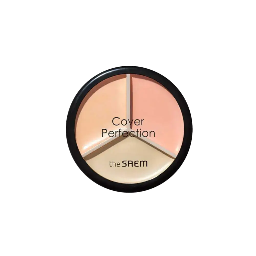 The Saem Cover Perfection Triple Pot Concealer 03 Correct Up Beige