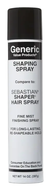Generic Value Products VOC Shaper Hair Spray Compare To Sebastian Shaper Hair Spray