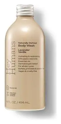 Hey Humans Naturally Derived Body Wash Lavender Vanilla