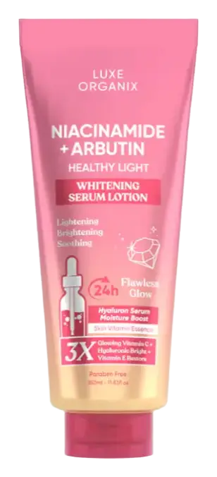 Luxe Organix Niacinamide + Arbutin Whitening Serum Lotion