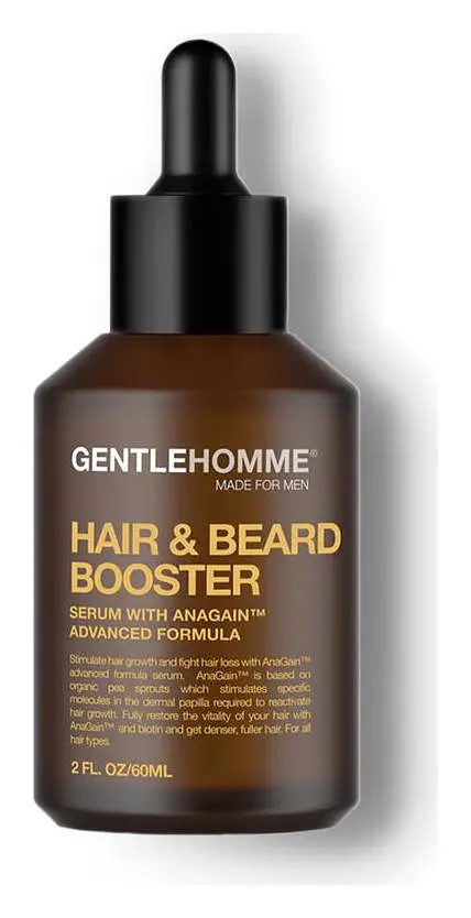 Gentlehomme Hair & Beard Booster Serum With Anagain