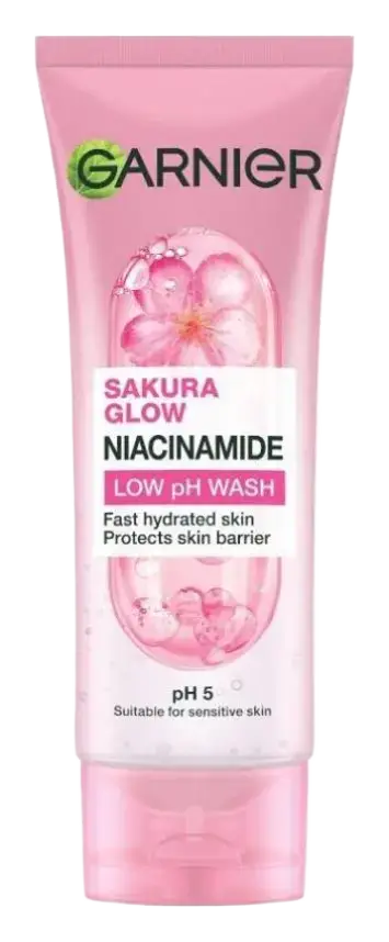 Garnier Sakura Glow Niacinamide Low pH Wash