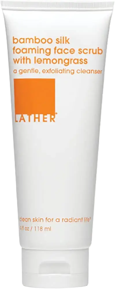 Lather Bamboo Silk Foaming Face Scrub