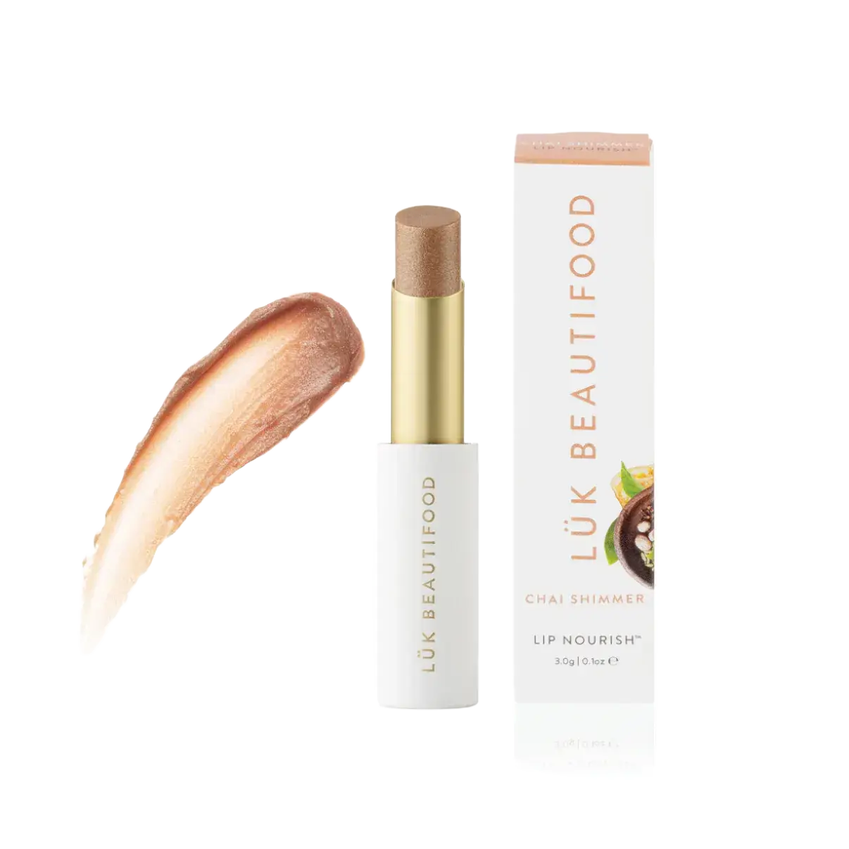 Luk Beautifood Lip Nourish Chai Shimmer