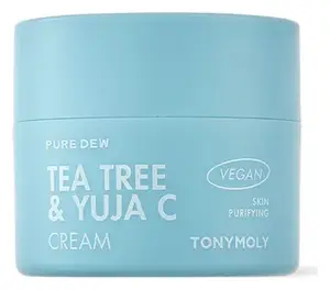 TONYMOLY Pure Dew Tea Tree & Yuja C Cream