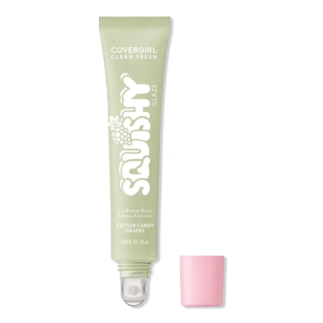 Covergirl Clean Fresh Squishy Glaze Lip Butter Balm Cotton Candy Grapes